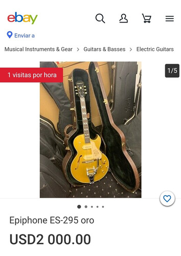 EpiPhone Es295 Korea #permuto# (Reacondicionado)