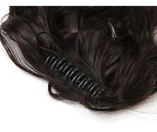 Extensão De Cabelo Com Rabo De Cavalo Alto, Peruca Ondulada