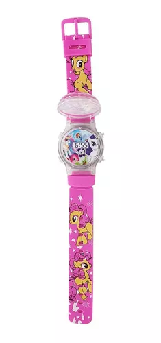 Reloj Niñas Digital Luces Tapa Infantil My Little Pony 3d