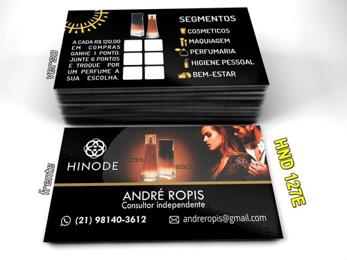 Cartão De Visita Consultor Hinode Super Criativo Hnd127e