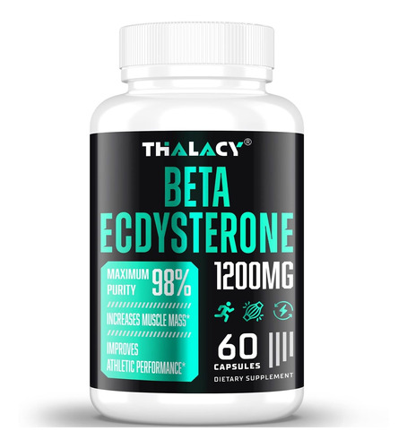 Thalacy Suplemento De Ecdysterona Beta De 1200 Mg, Suplement