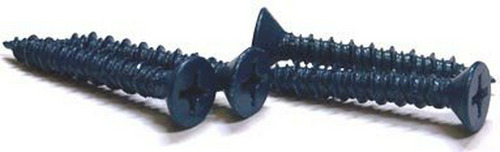 3-16 X 4 Hormigón Tornillos Phillips De Cabeza Plana-azul Pe