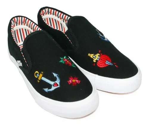 Zapatillas muaa bordadas clearance