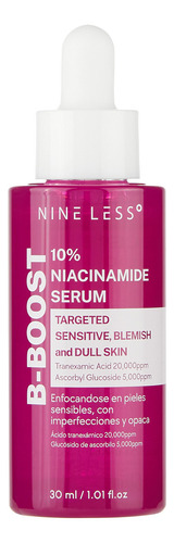 Nine Less B-boost Serum Niacinamida 10% Piel Sensible 30ml. Momento De Aplicación Día/noche Tipo De Piel Normal