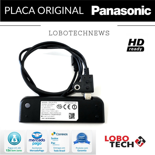 Placa Wireless Lan Adaptor Wi-fi Dnua-p75 | Tc-50as600b Nova