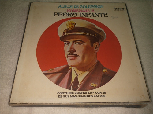 Pedro Infante  Homenaje Álbum De Colección  4 Lps Vinilos 