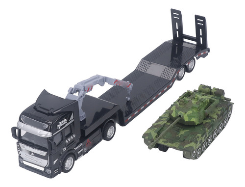 Juguete De Simulación De Tanque De Remolque De Plataforma Pl