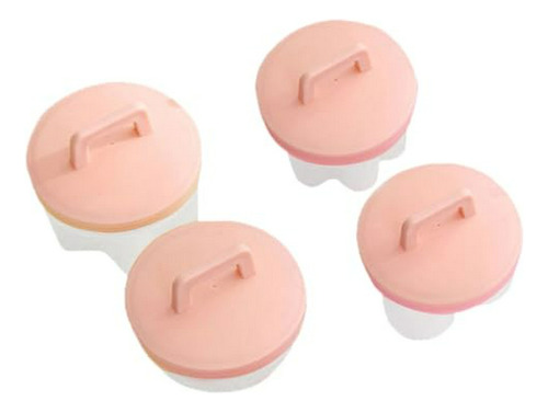  4pcs Moldes Para Huevos Pochados Compatibles Con Cocina 