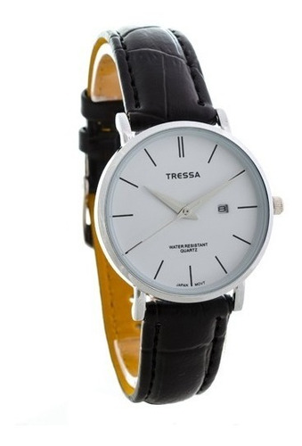 Reloj Tressa De Dama Con Malla De Cuero Calendario Barry-d