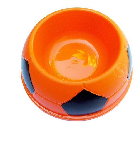 Imagen 1 de 4 de Comedero Para Perros Gatos Involcable Perro Gato Futbol