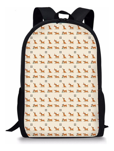 Mochila For Mascotas Con Dibujos Animados De Perro Salchich