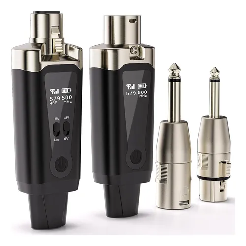 comprar Transmisor Y Receptor Xlr Inalámbrico Facmogu Uhf Con 48 V..