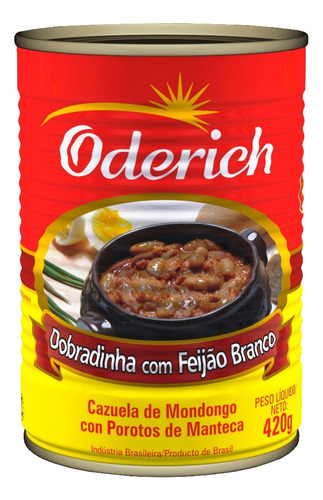 Kit 6 Unidades Oderich | Dobradinha Com Feijão Branco 420g