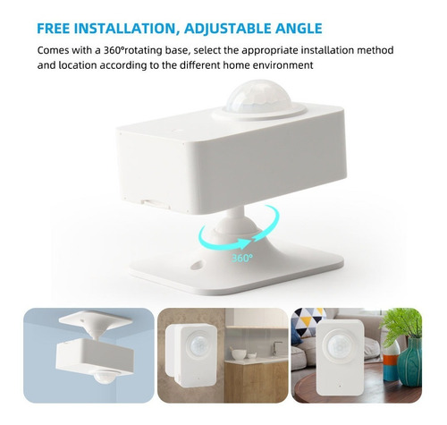 Sensor Pir Movimiento Wifi App Tuya / Smartlife