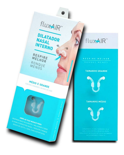 Flux Air Clip Dilatador Nasal Respire Melhor - 2 Unidades