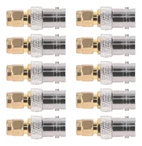 Comprar 2025 Nuevo Adaptador De Cable Coaxial Rf Bnc Hembra A Sma