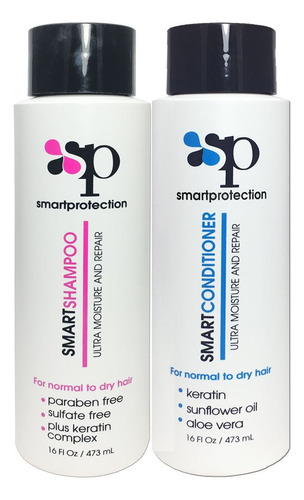 Smart Protection - Champú Y Acondicionador Sin Sulfato Ni .