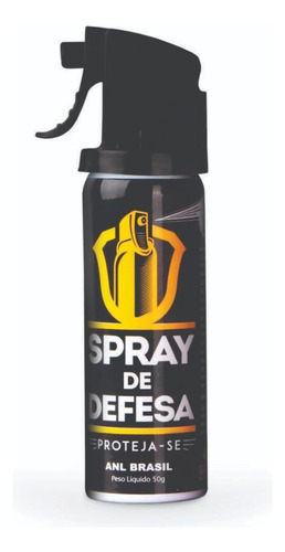 Kit 2 Spray Para Defesa Pessoal Gengibre Gás Imobilzante Preto