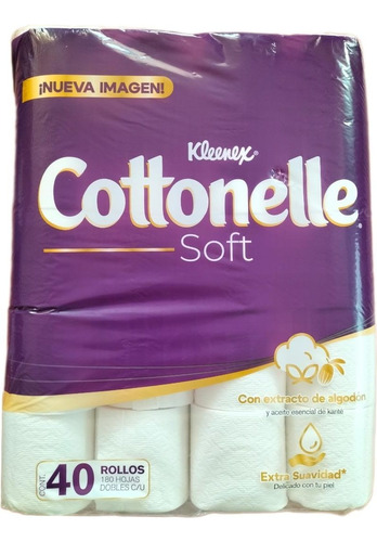 Papel Higiénico Kimberly-clark Kleenex Cotonelle De 40 u