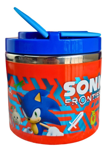 Termo De Comida 600ml Scool - Sonic (rojo)