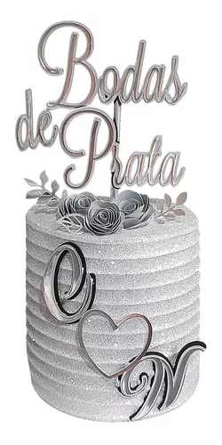 Topo De Bolo Decoração Aniversario 50 Anos Bodas De Ouro