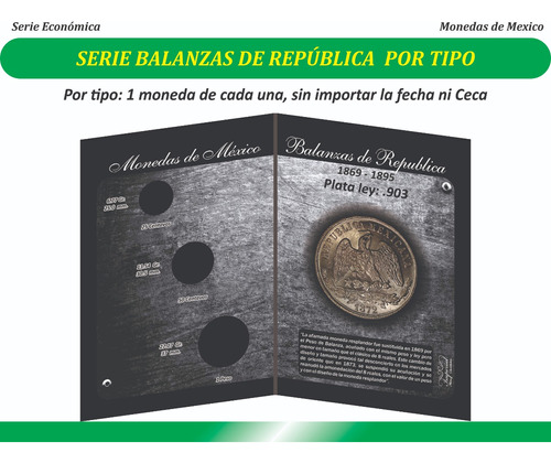 Balanzas De Republica Por Tipo. Album Coleccionador De Lujo