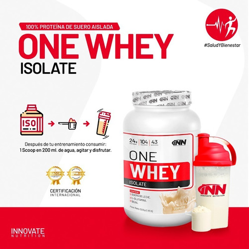 Proteína Isolatada Inn 1,2 Kg - ¡ Mejor Precio A 100 Soles !