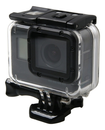 Funda Impermeable Con Tapa Trasera Hueca Para Gopro Hero6 /5