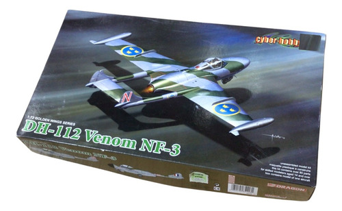 Avion Dh 112 Venom Nf3 Dragon 5116 Maqueta 1/72 Para Armar