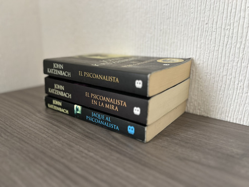 Libros El Psicoanalista 1, 2 Y 3 - John Katzenbach - B (Usado)