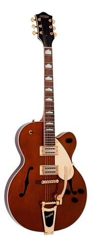 Guitarra Eléctrica Gretsch Streamliner G2410tg Hollow Body De Arce Single Barrel Brillante Con Diapasón De Laurel