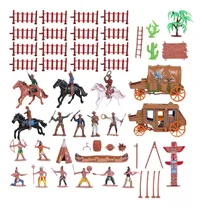 Comprar H Figura De Caubói Ocidental, Indígena, Indígena, Soldados,