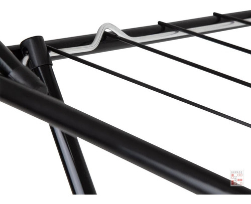 Imagen 5 de 7 de Tendedero De Pie Plegable Acero 8 Mts Ropa Mor - Garageimpo