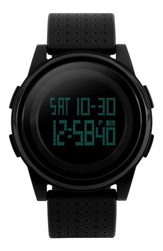 Relógio Skmei 1206 Slim Pulseira De Silicone Preto C/ N F