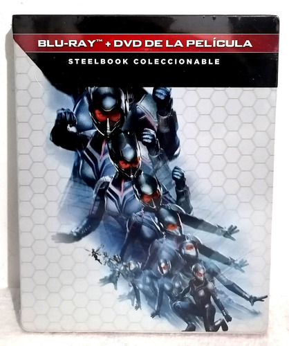 Steelbook Coleccionable Ant Man Marvel Blu-ray+dvd