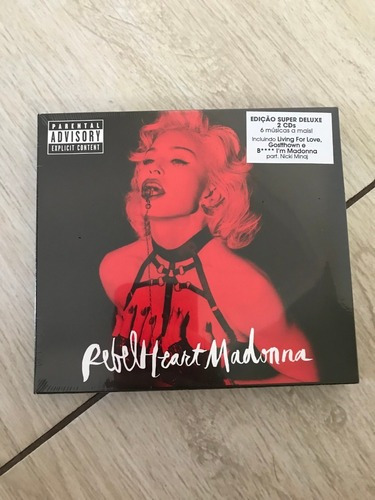 Doble CD de Madonna, edición Super Deluxe de Rebel Heart (sellado)