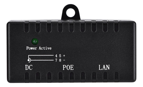 Poe Splitter Power Over Ethernet Inyector Adaptador Para Lan