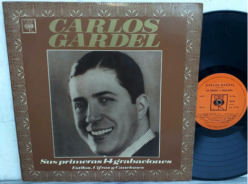 Carlos Gardel - Sus Primeras 14 Grabaciones - Lp Tango 1971