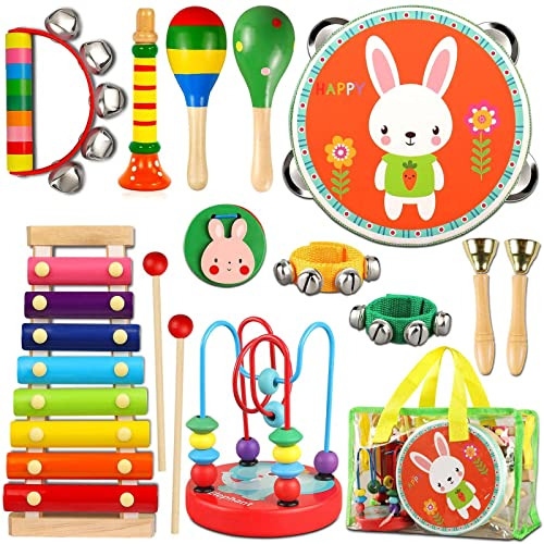 Looikoos Juguetes De Instrumentos Musicales Para Niños, Jue