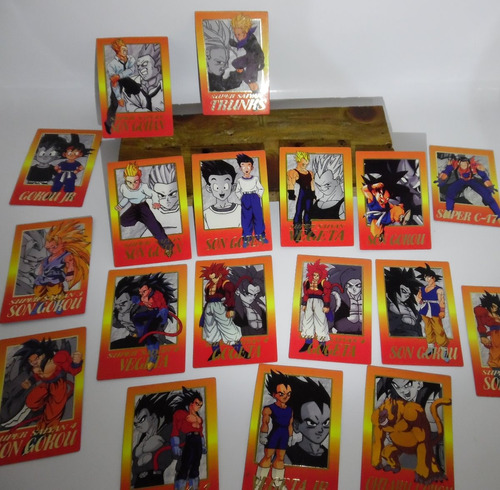 Tarjetas Dragon Ball Gt Vintage 18 Pzas Cards Dragon Ball Gt