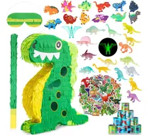 Comprar Hanaive 141 Pzas Piñata De Dinosaurio Para Fiesta De Cump...