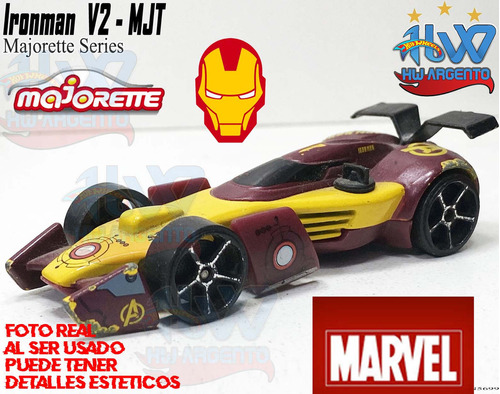 Hot Wheels Usado Hwargento Ironman  V2 - Mjt N5699 0