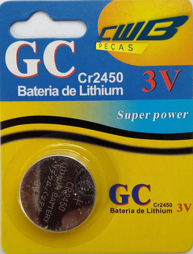 Bateria Lithium Cr-2450 3v ( 4 Unidades)
