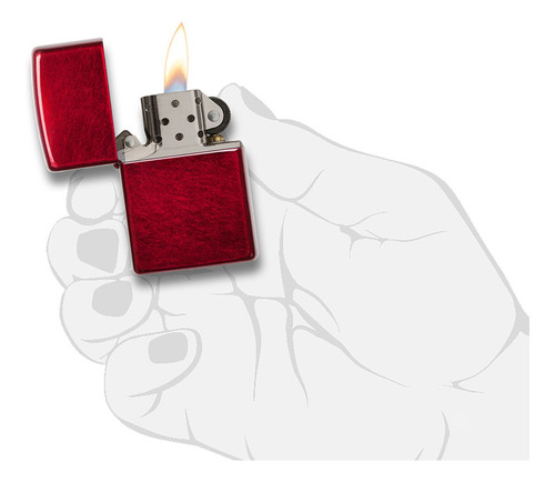 Imagen 8 de 10 de Encendedor Zippo Lighter Classic Candy Apple Red Rojo