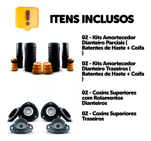 4 Amortecedores Kayaba Monroe Kits A3 Sedan Multlink 13/21