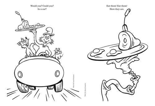 Dr. Seuss: Green Eggs And Ham Painting Book -libro En Inglés