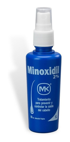 Imagen 1 de 4 de Minoxidil  Mk Solución Tópica 2% Frasco X 60 Ml