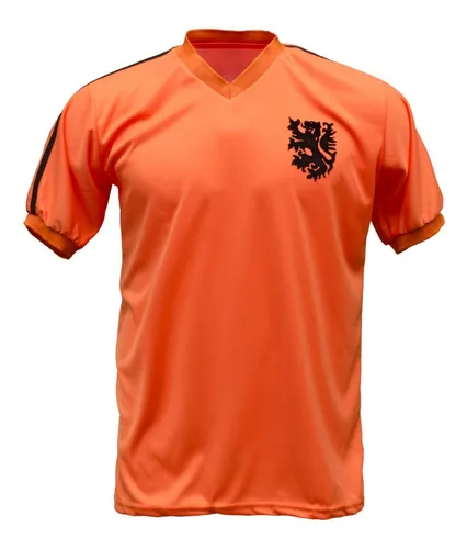 Camiseta Holanda Retro 1974 Johan Cruyff Naranja Mecanica Env o