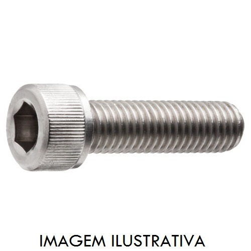 100 Un Parafuso Allen Cab Cilindrica Inox M10 X 25 C/ Porcas