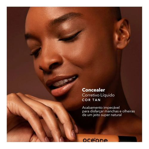 Corrector líquido oscuro, edición bronceada, 15 g, Océane